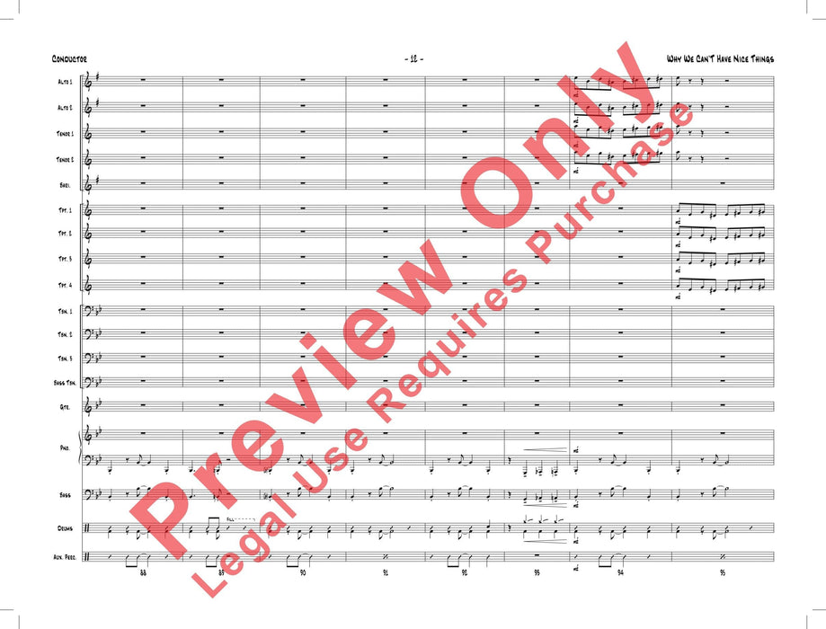 Why We Can't Have Nice Things 總譜 | 小雅音樂 Hsiaoya Music