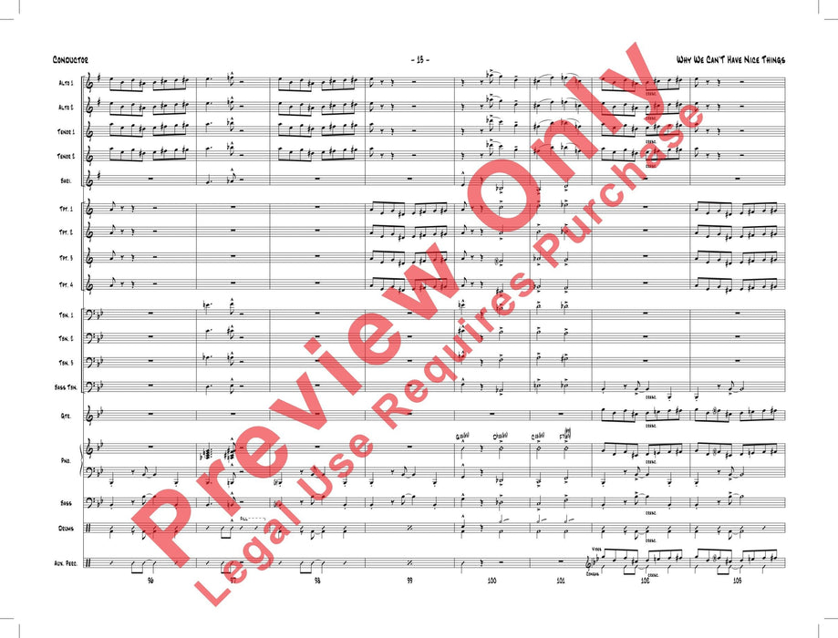 Why We Can't Have Nice Things 總譜 | 小雅音樂 Hsiaoya Music