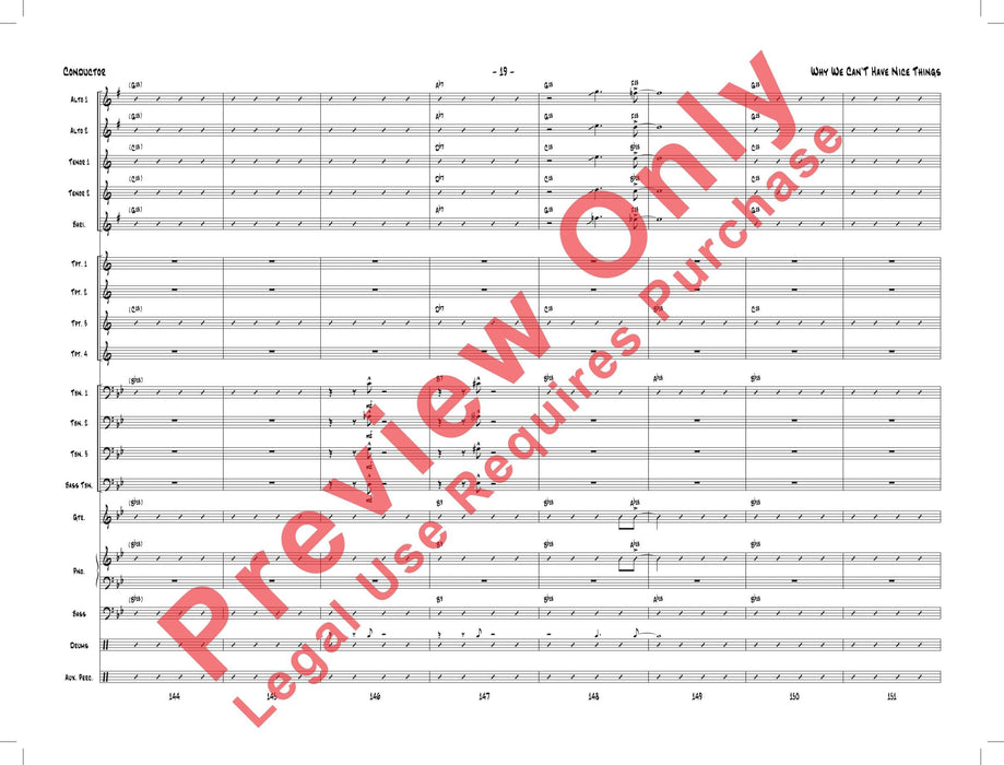 Why We Can't Have Nice Things 總譜 | 小雅音樂 Hsiaoya Music