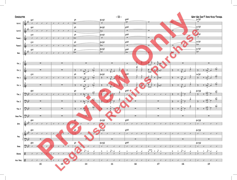 Why We Can't Have Nice Things 總譜 | 小雅音樂 Hsiaoya Music