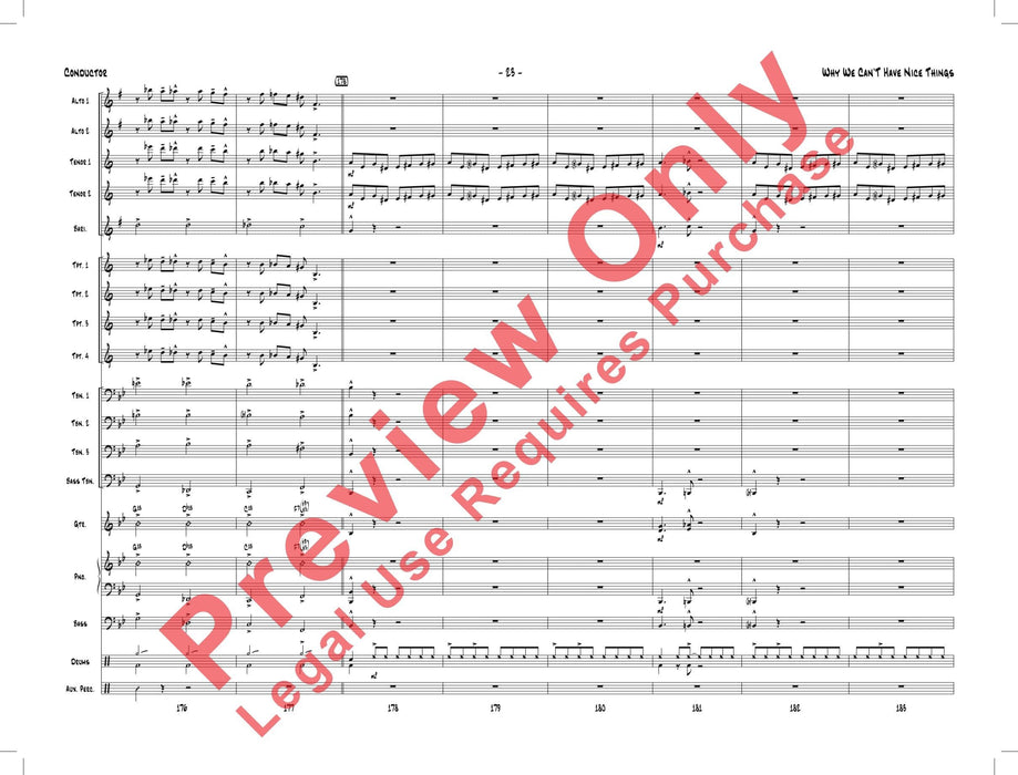 Why We Can't Have Nice Things 總譜 | 小雅音樂 Hsiaoya Music