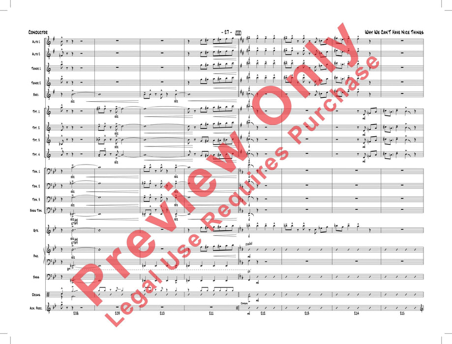 Why We Can't Have Nice Things 總譜 | 小雅音樂 Hsiaoya Music