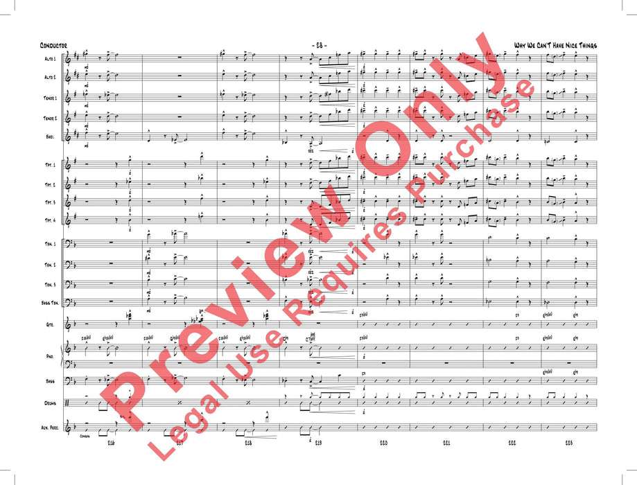 Why We Can't Have Nice Things 總譜 | 小雅音樂 Hsiaoya Music