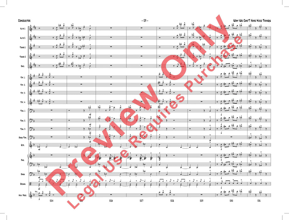 Why We Can't Have Nice Things 總譜 | 小雅音樂 Hsiaoya Music