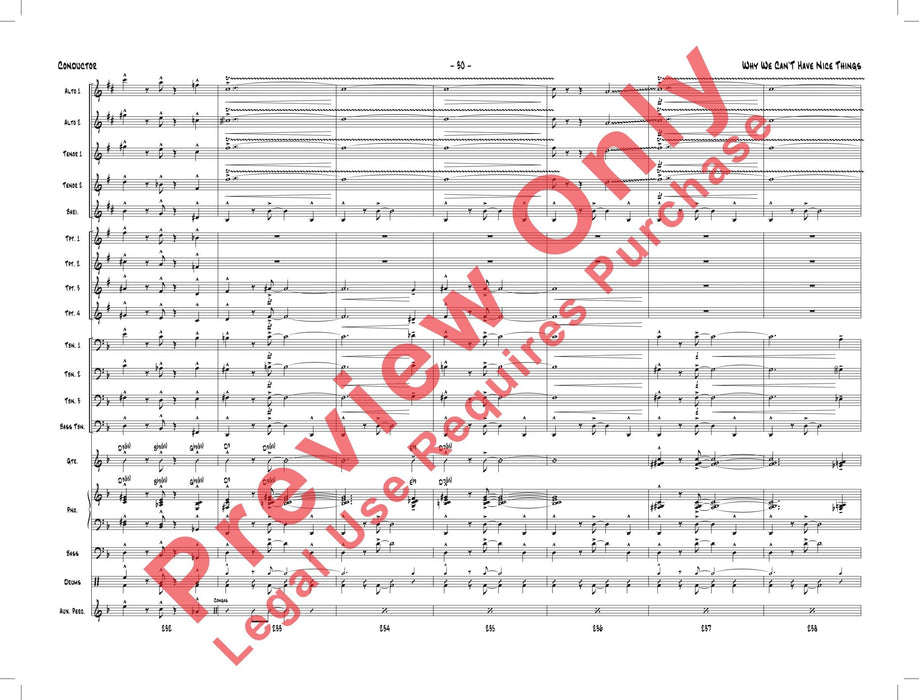 Why We Can't Have Nice Things 總譜 | 小雅音樂 Hsiaoya Music