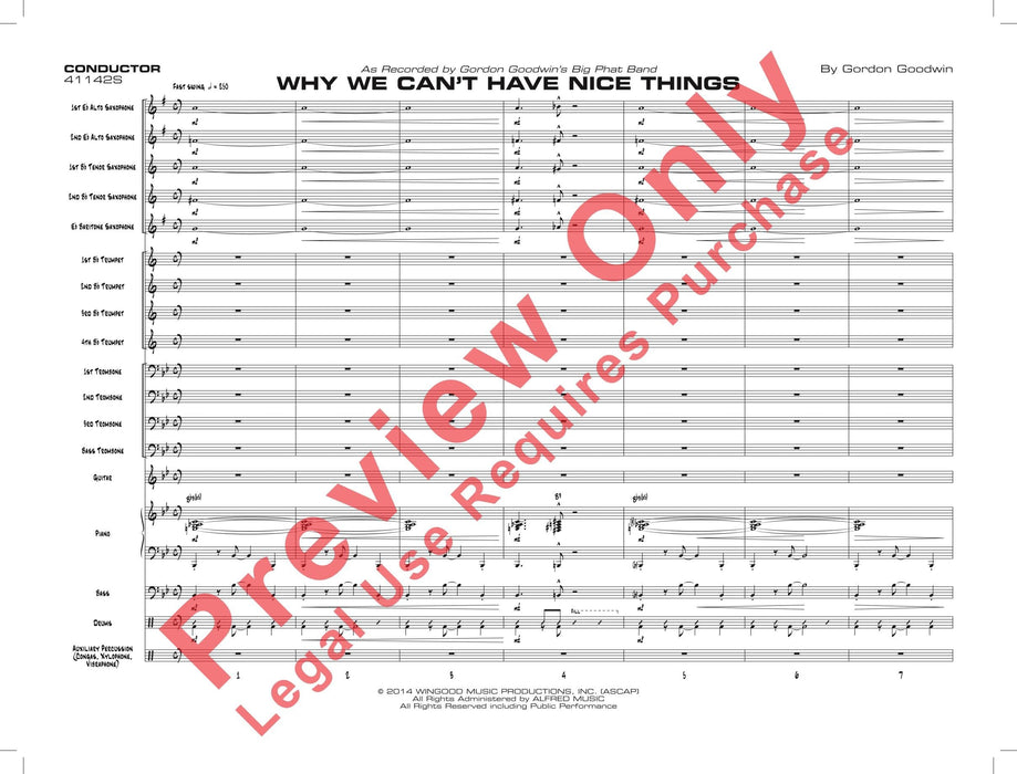 Why We Can't Have Nice Things 總譜 | 小雅音樂 Hsiaoya Music