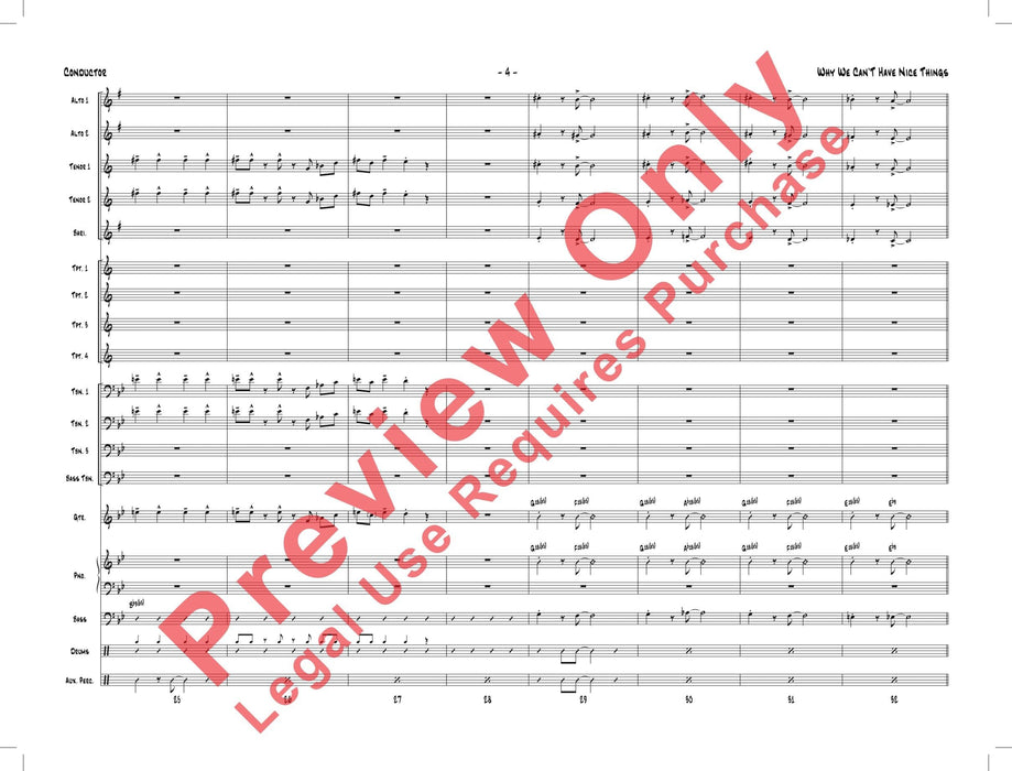 Why We Can't Have Nice Things 總譜 | 小雅音樂 Hsiaoya Music