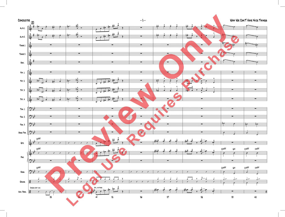 Why We Can't Have Nice Things 總譜 | 小雅音樂 Hsiaoya Music