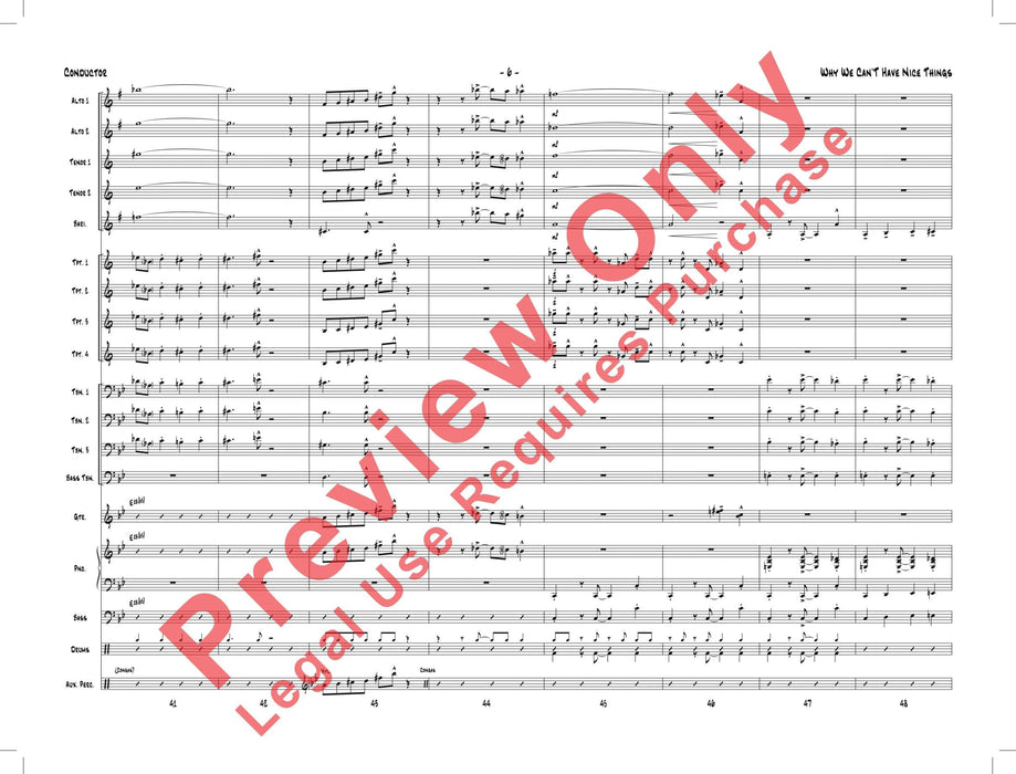 Why We Can't Have Nice Things 總譜 | 小雅音樂 Hsiaoya Music