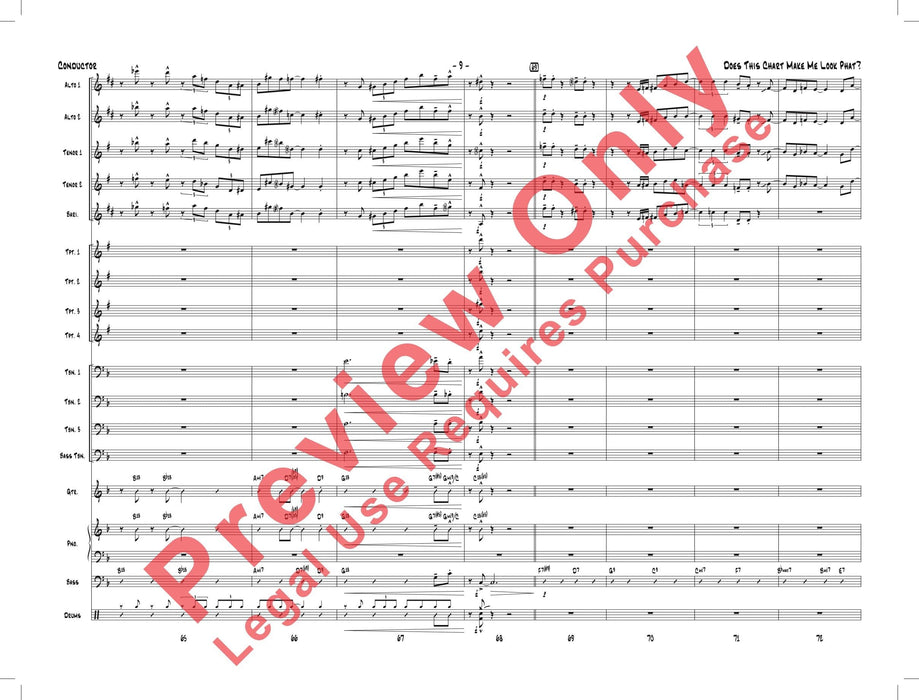 Does This Chart Make Me Look Phat? 總譜 | 小雅音樂 Hsiaoya Music