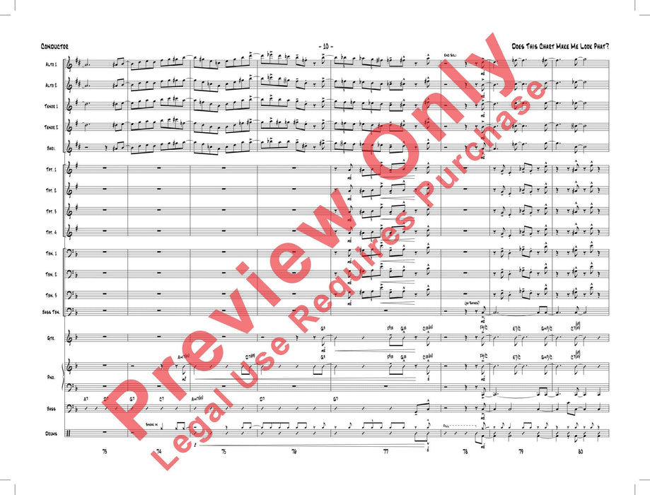 Does This Chart Make Me Look Phat? 總譜 | 小雅音樂 Hsiaoya Music