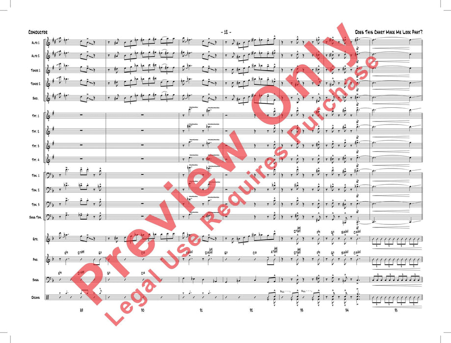 Does This Chart Make Me Look Phat? 總譜 | 小雅音樂 Hsiaoya Music