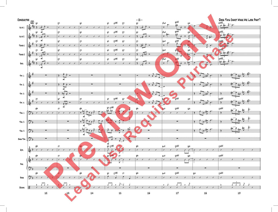 Does This Chart Make Me Look Phat? 總譜 | 小雅音樂 Hsiaoya Music