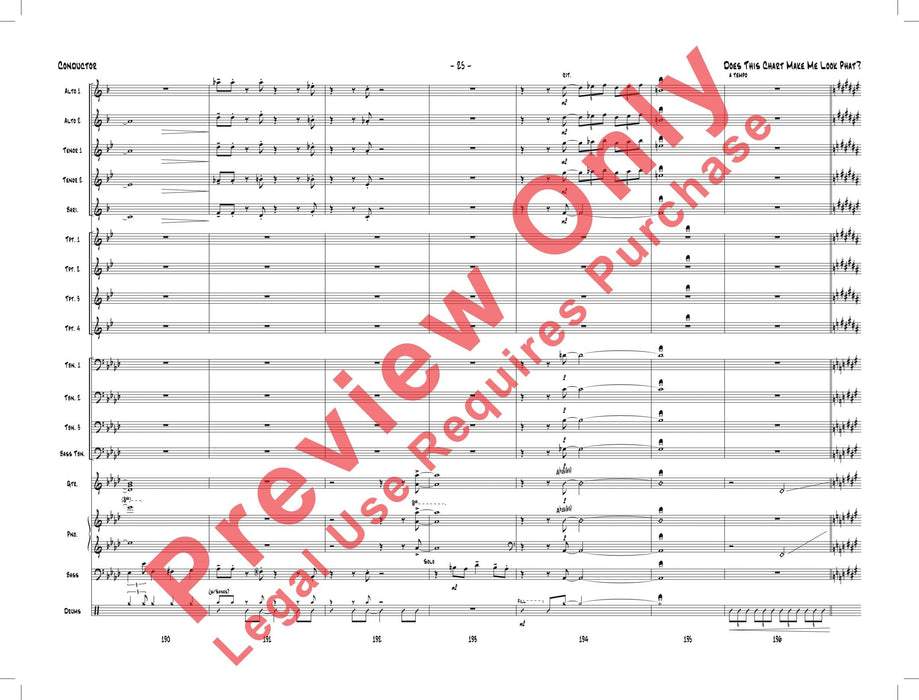 Does This Chart Make Me Look Phat? 總譜 | 小雅音樂 Hsiaoya Music