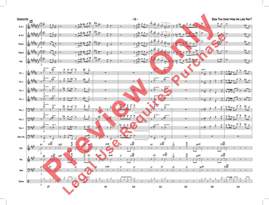 Does This Chart Make Me Look Phat? 總譜 | 小雅音樂 Hsiaoya Music