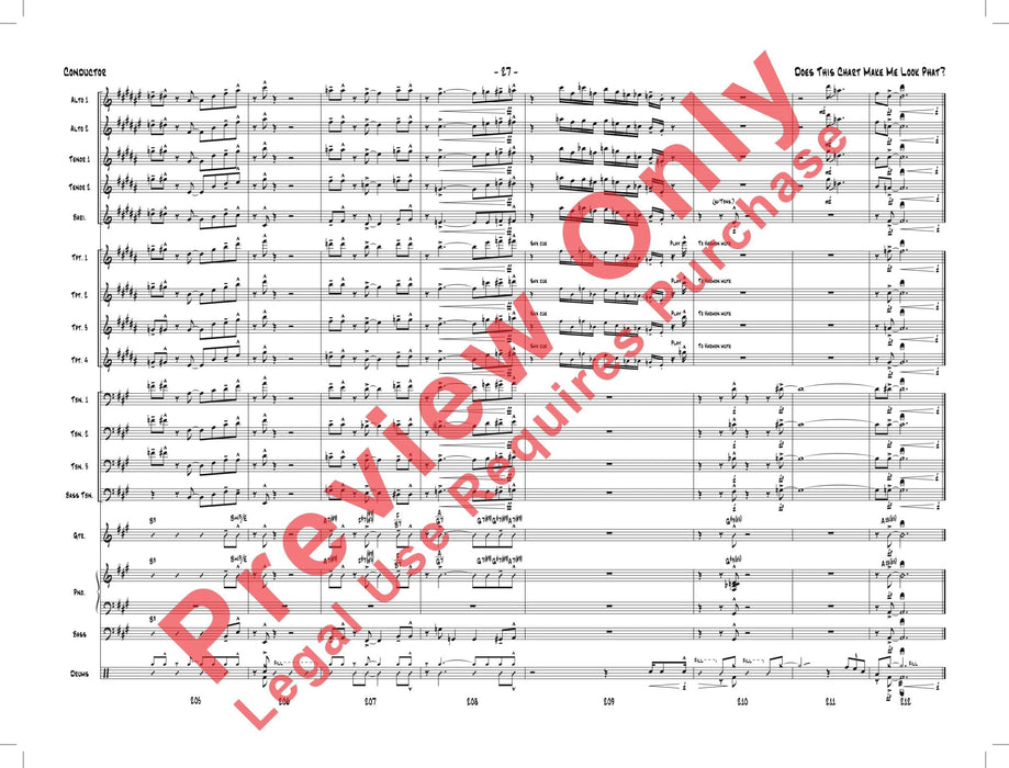 Does This Chart Make Me Look Phat? 總譜 | 小雅音樂 Hsiaoya Music