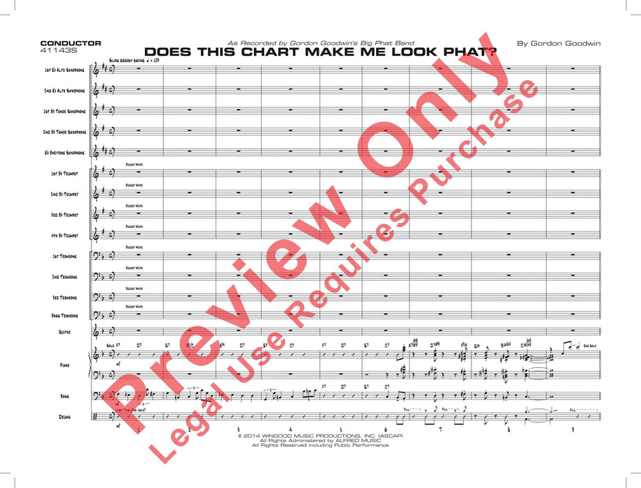 Does This Chart Make Me Look Phat? 總譜 | 小雅音樂 Hsiaoya Music