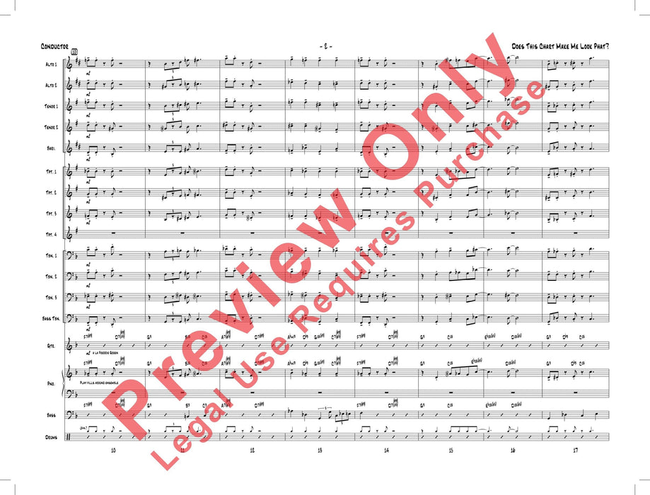 Does This Chart Make Me Look Phat? 總譜 | 小雅音樂 Hsiaoya Music