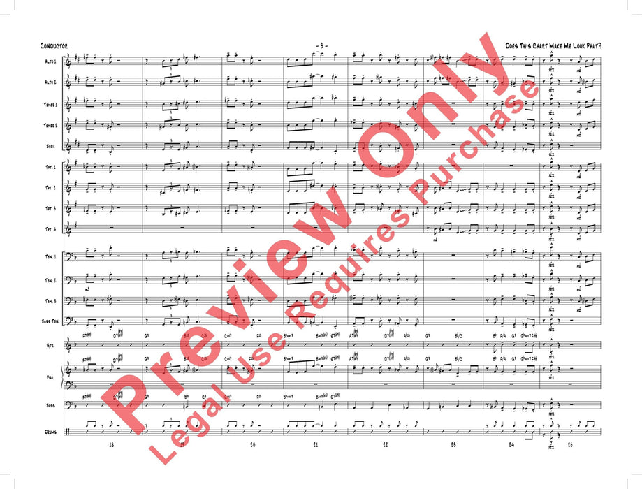 Does This Chart Make Me Look Phat? 總譜 | 小雅音樂 Hsiaoya Music