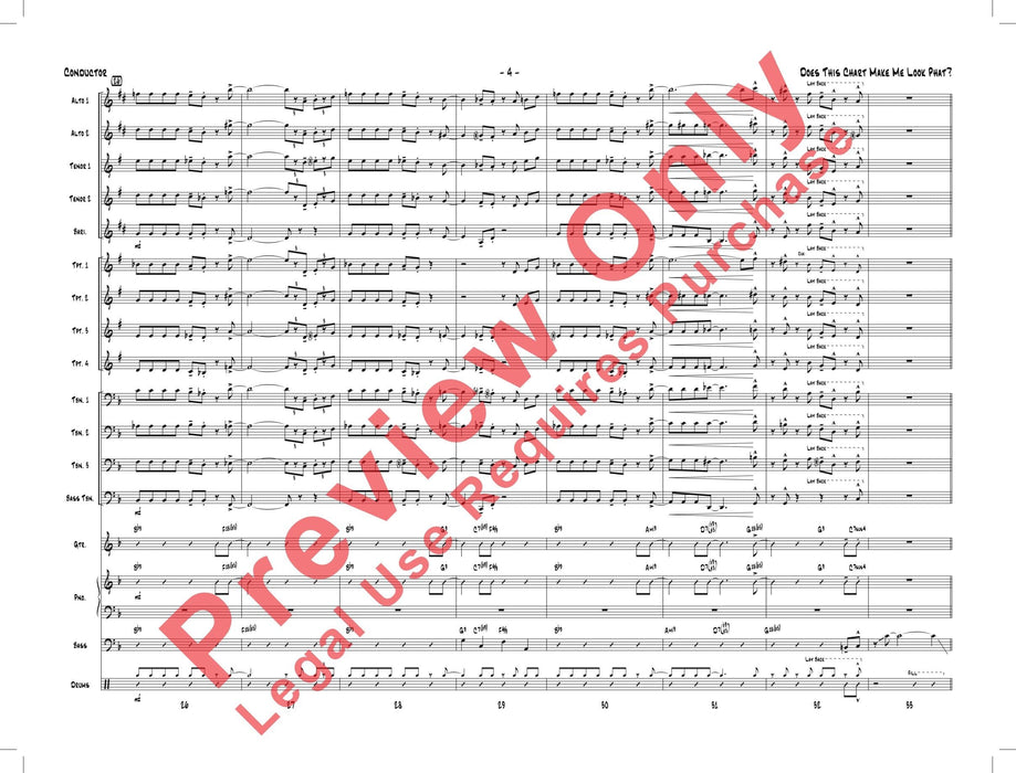 Does This Chart Make Me Look Phat? 總譜 | 小雅音樂 Hsiaoya Music