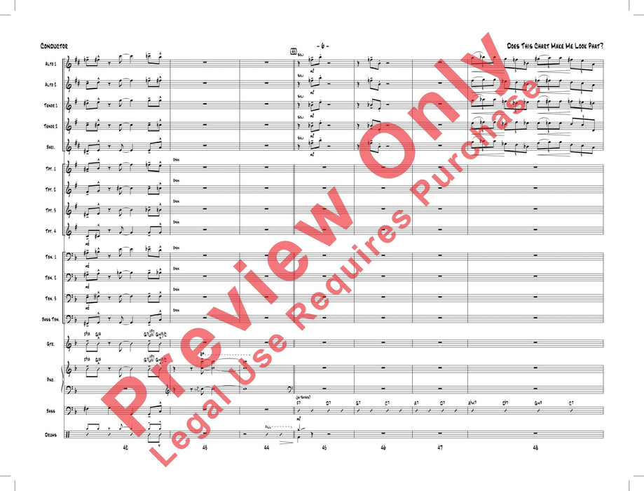 Does This Chart Make Me Look Phat? 總譜 | 小雅音樂 Hsiaoya Music