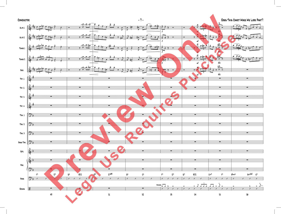 Does This Chart Make Me Look Phat? 總譜 | 小雅音樂 Hsiaoya Music