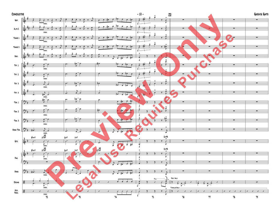 Garaje Gato 總譜 | 小雅音樂 Hsiaoya Music