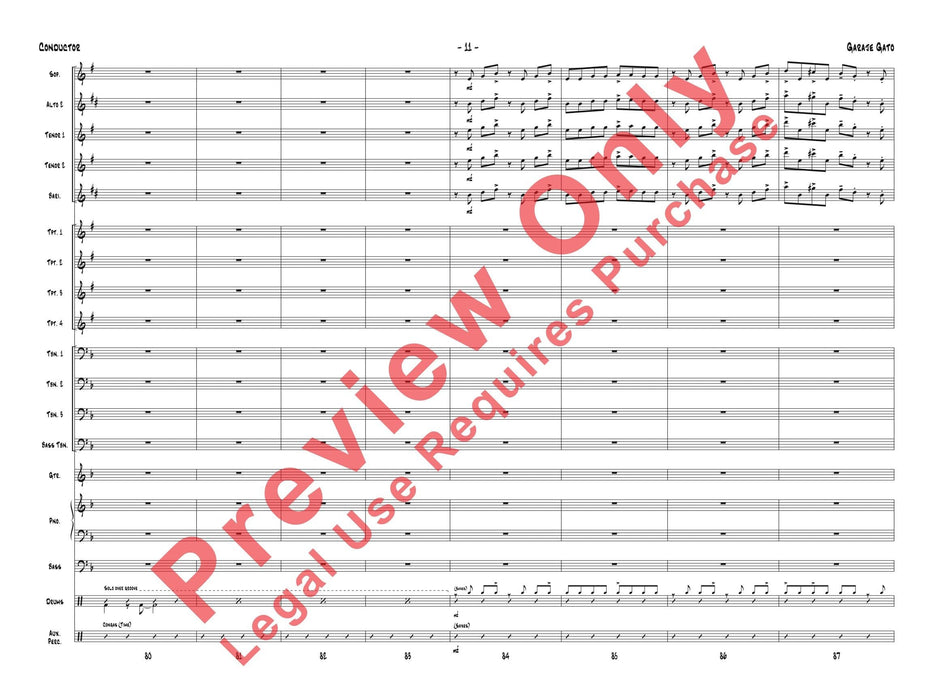 Garaje Gato 總譜 | 小雅音樂 Hsiaoya Music