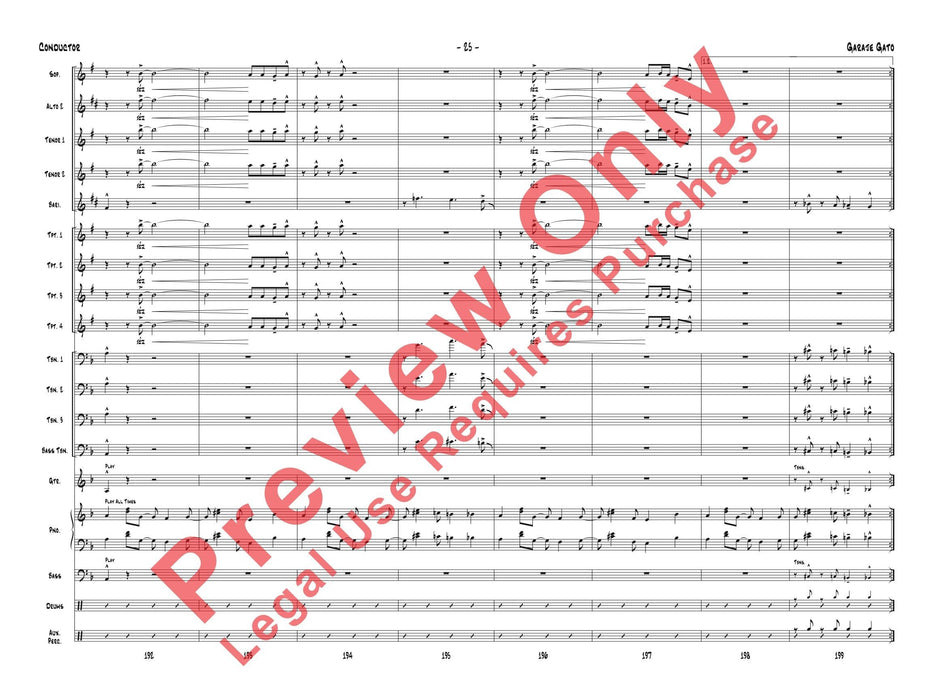 Garaje Gato 總譜 | 小雅音樂 Hsiaoya Music