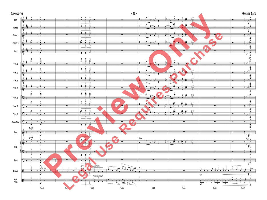 Garaje Gato 總譜 | 小雅音樂 Hsiaoya Music