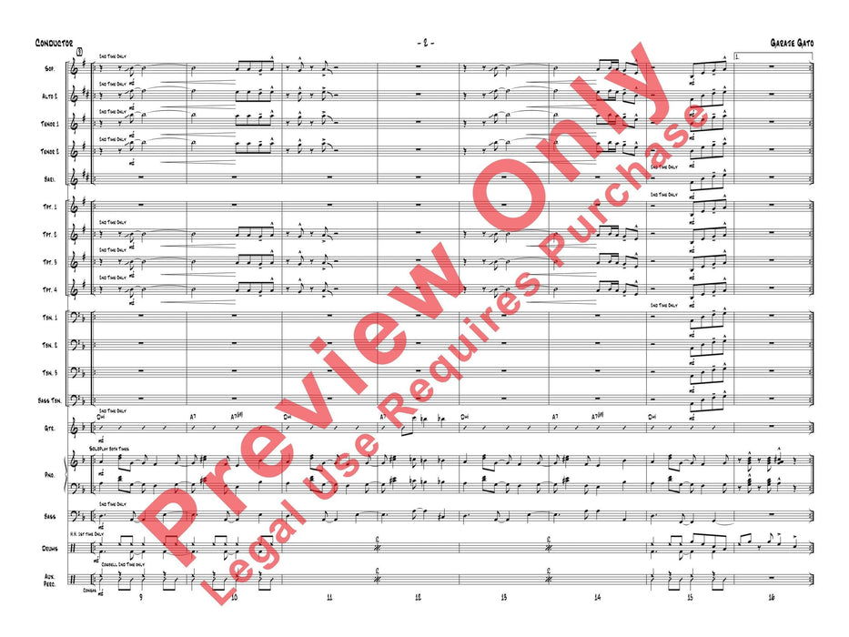 Garaje Gato 總譜 | 小雅音樂 Hsiaoya Music