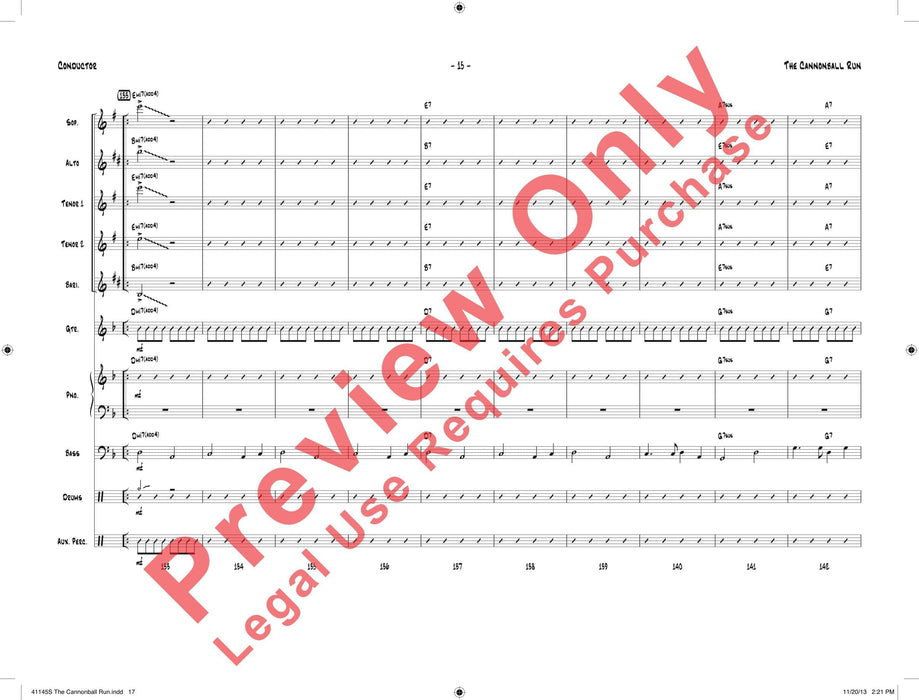 The Cannonball Run 總譜 | 小雅音樂 Hsiaoya Music