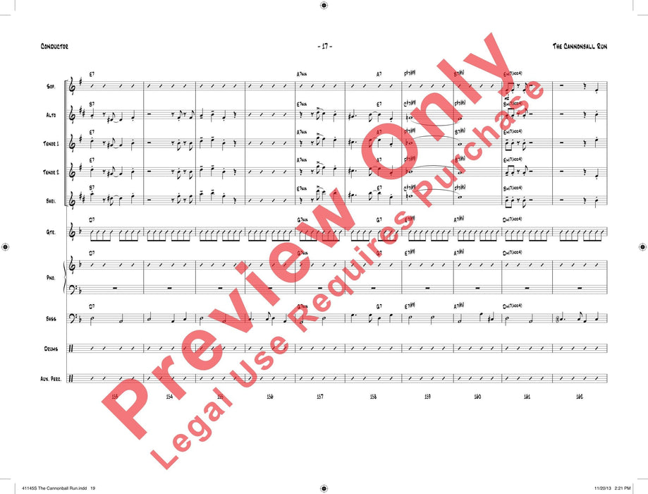 The Cannonball Run 總譜 | 小雅音樂 Hsiaoya Music