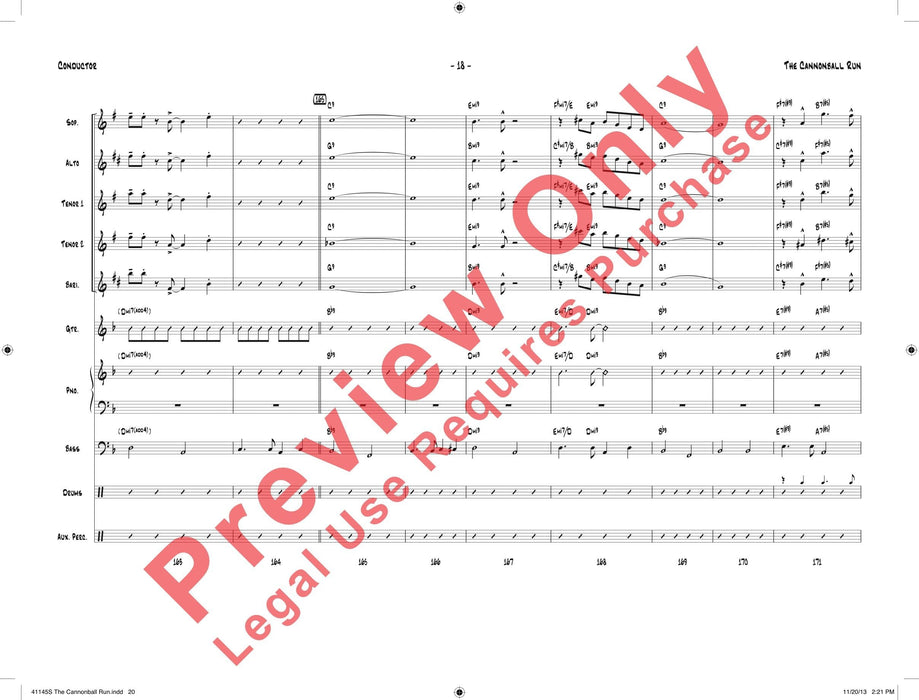 The Cannonball Run 總譜 | 小雅音樂 Hsiaoya Music