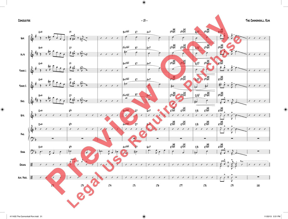 The Cannonball Run 總譜 | 小雅音樂 Hsiaoya Music