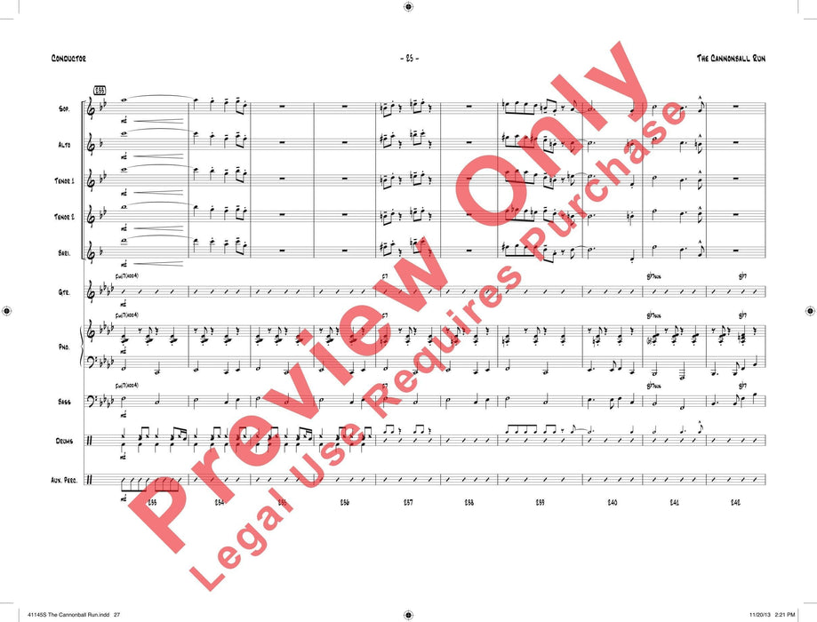 The Cannonball Run 總譜 | 小雅音樂 Hsiaoya Music