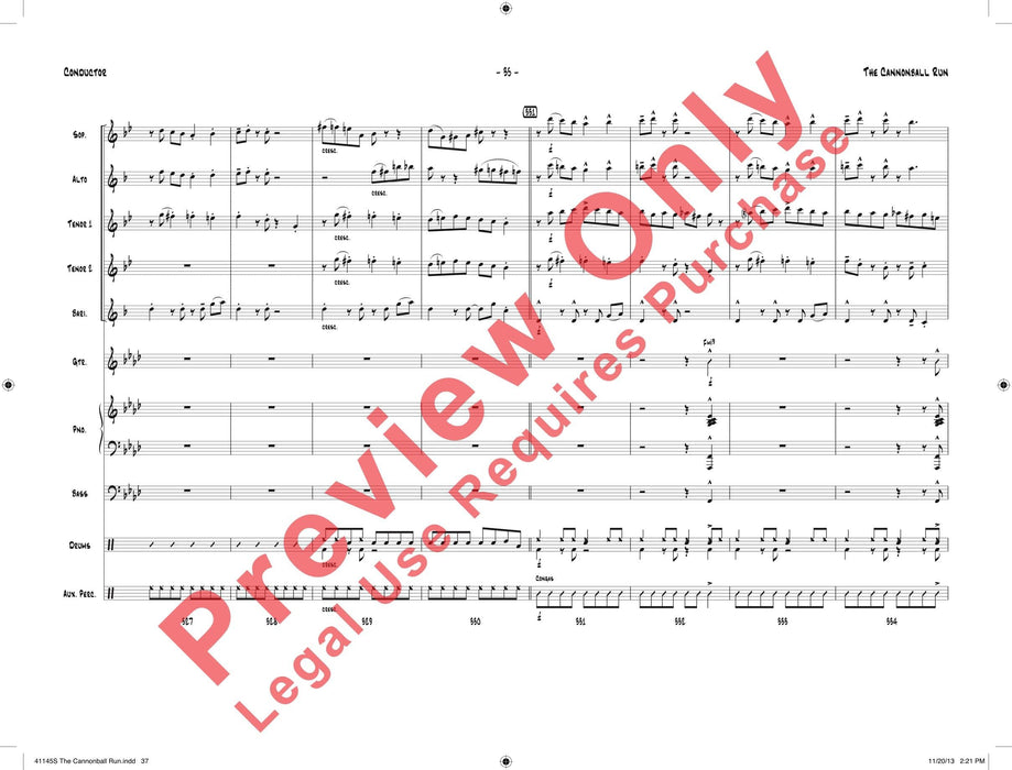 The Cannonball Run 總譜 | 小雅音樂 Hsiaoya Music