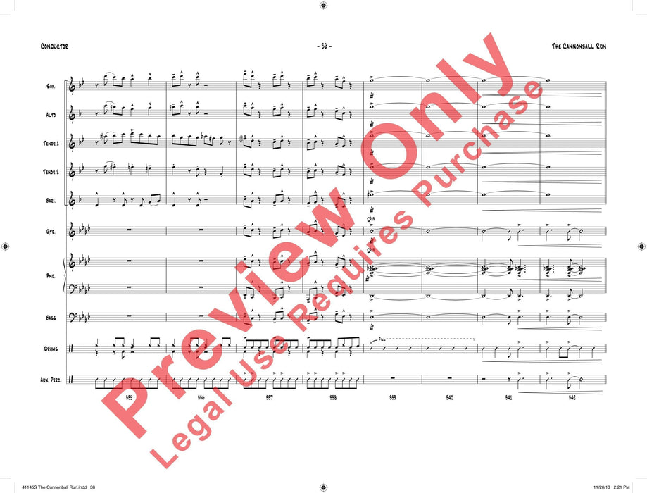 The Cannonball Run 總譜 | 小雅音樂 Hsiaoya Music