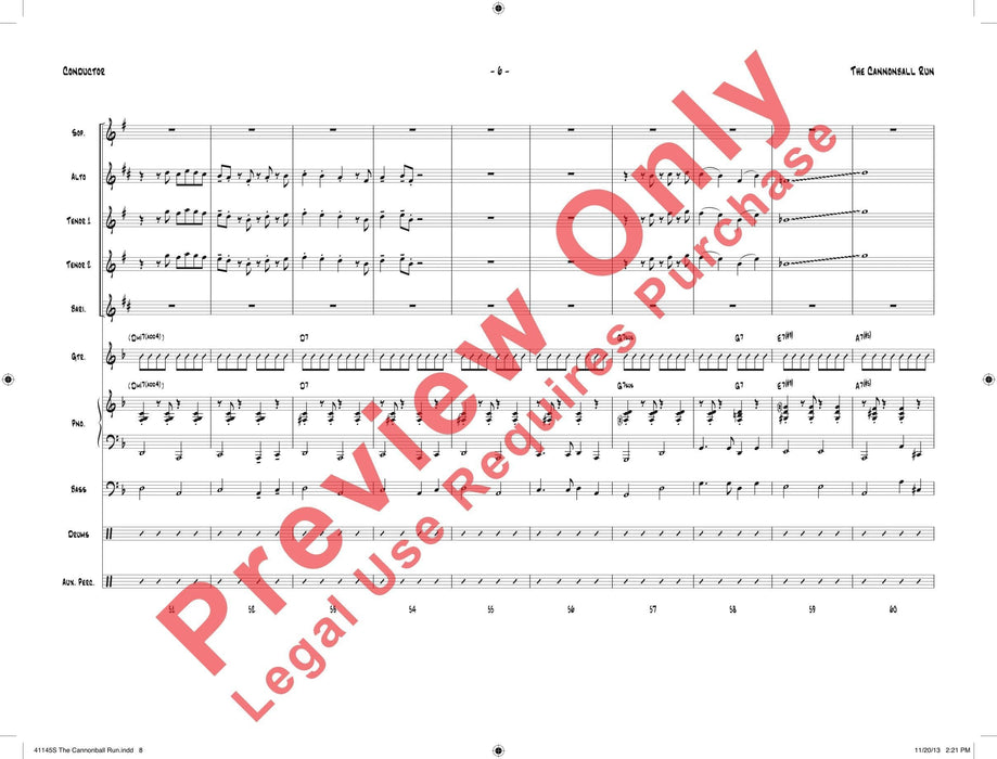 The Cannonball Run 總譜 | 小雅音樂 Hsiaoya Music