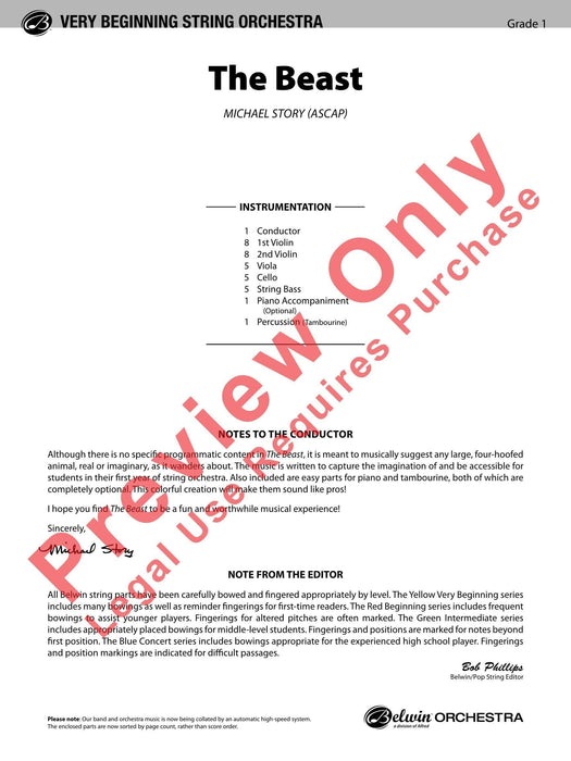 The Beast 總譜 | 小雅音樂 Hsiaoya Music