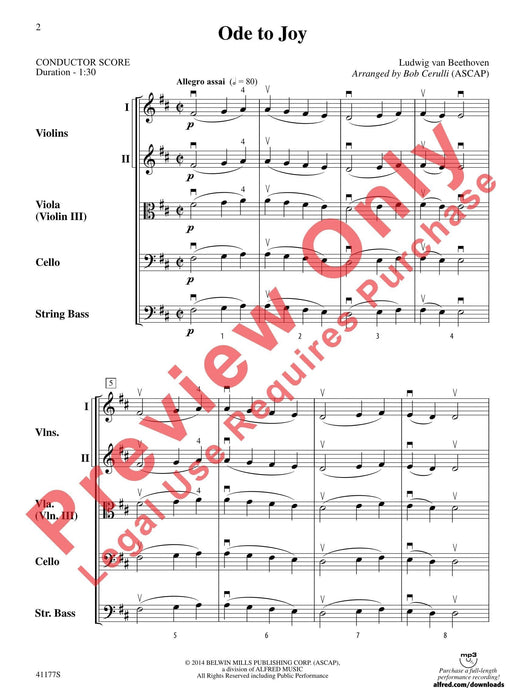 Ode to Joy 貝多芬 頌歌 總譜 | 小雅音樂 Hsiaoya Music