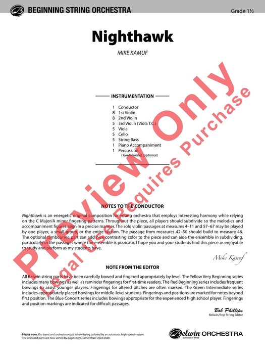 Nighthawk | 小雅音樂 Hsiaoya Music