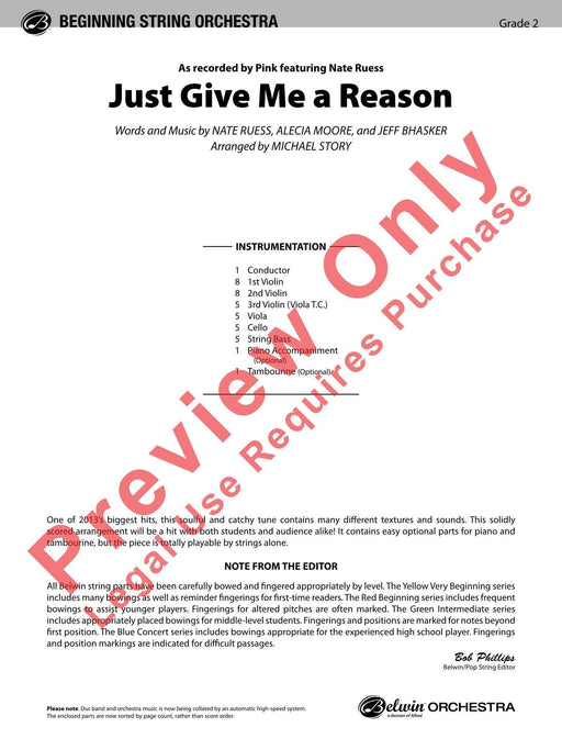 Just Give Me a Reason As Recorded by Pink, Featuring Nate Ruess 總譜 | 小雅音樂 Hsiaoya Music