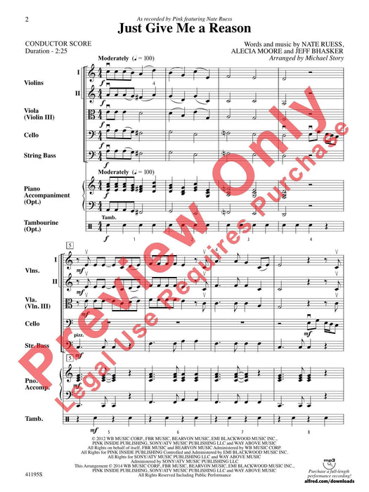 Just Give Me a Reason As Recorded by Pink, Featuring Nate Ruess 總譜 | 小雅音樂 Hsiaoya Music