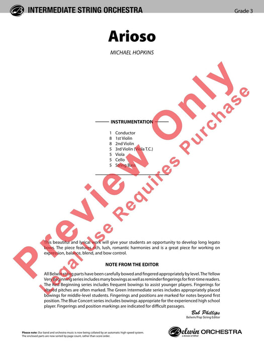 Arioso | 小雅音樂 Hsiaoya Music