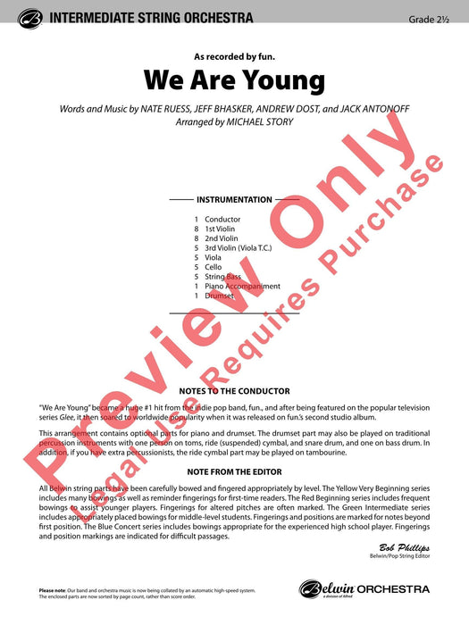 We Are Young As recorded by fun. 總譜 | 小雅音樂 Hsiaoya Music