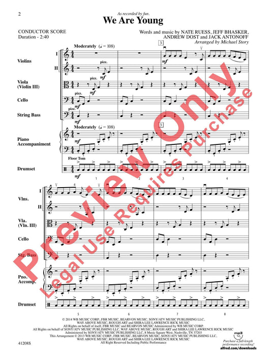 We Are Young As recorded by fun. 總譜 | 小雅音樂 Hsiaoya Music