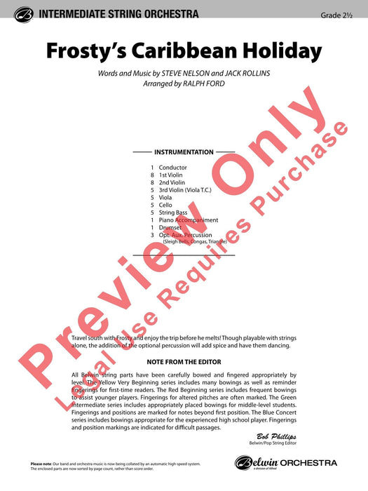 Frosty's Caribbean Holiday | 小雅音樂 Hsiaoya Music