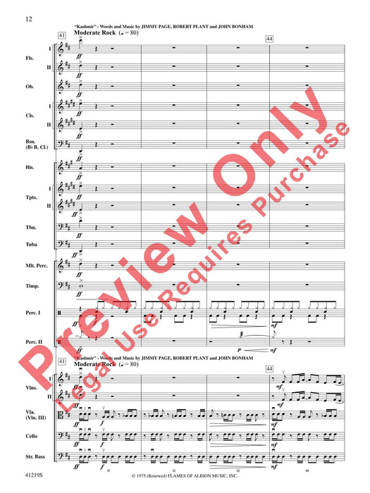 Led Zeppelin Reunion Featuring: Rock and Roll / Kashmir / Stairway to Heaven 總譜 | 小雅音樂 Hsiaoya Music