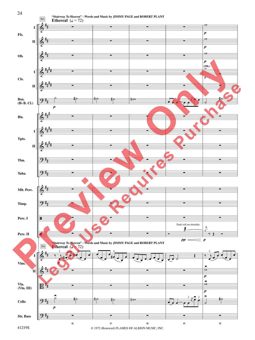 Led Zeppelin Reunion Featuring: Rock and Roll / Kashmir / Stairway to Heaven 總譜 | 小雅音樂 Hsiaoya Music